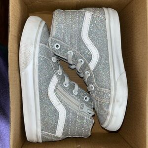 Toddler Vans Glittery Kids High-Top Sneakers